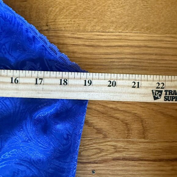 Val Mode Lingerie Women Nightgown Blue Large - Picture 3 of 4